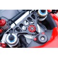 CNC Racing Bi-Color Steering Head Nut the Ducati Panigale / Streetfighter V2 (2025+) CNC Racing Bi-Color Steering Head Nut the Ducati Panigale / Streetfighter V2 (2025+)
